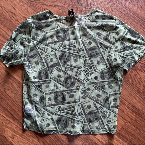 Windsor size large sheer money print top BNWT - Picture 5 of 5